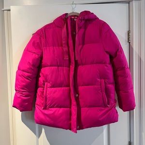 Gap Hot Pink Puffer Jacket